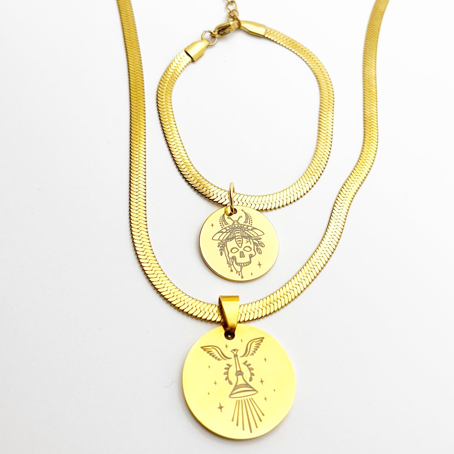 Set pulsera+collar Perseida Tarot