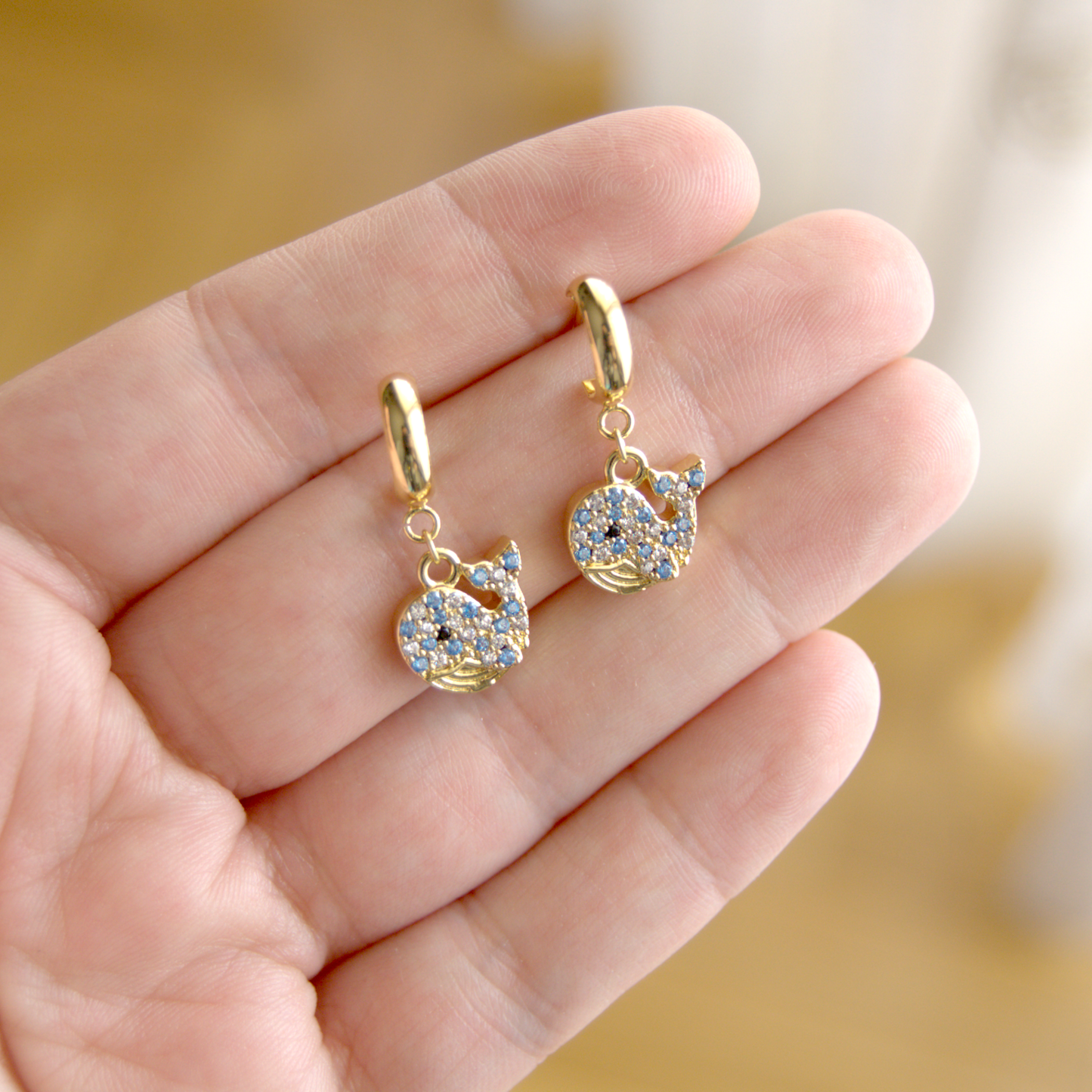 Pendientes Ballena