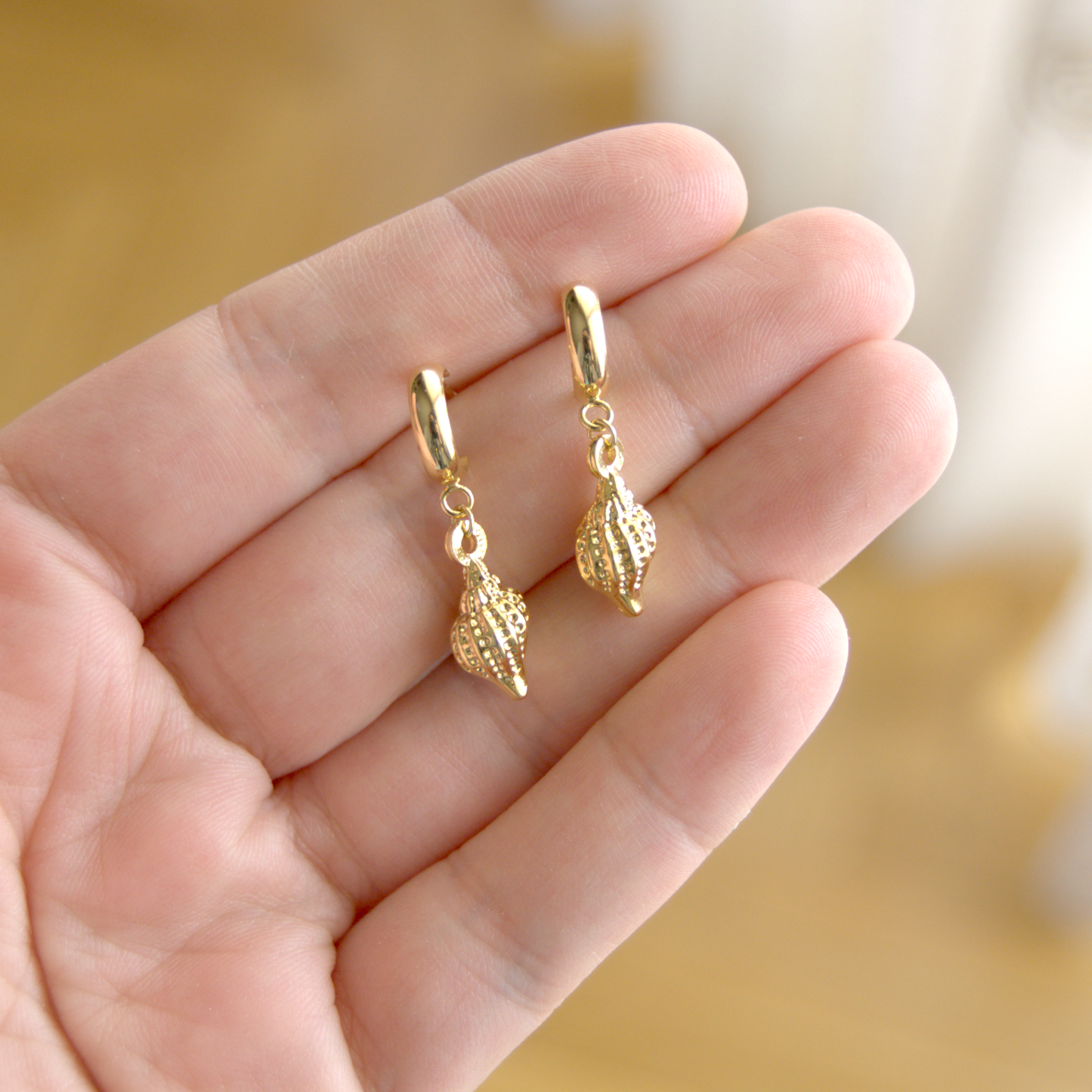 Pendientes Caracola