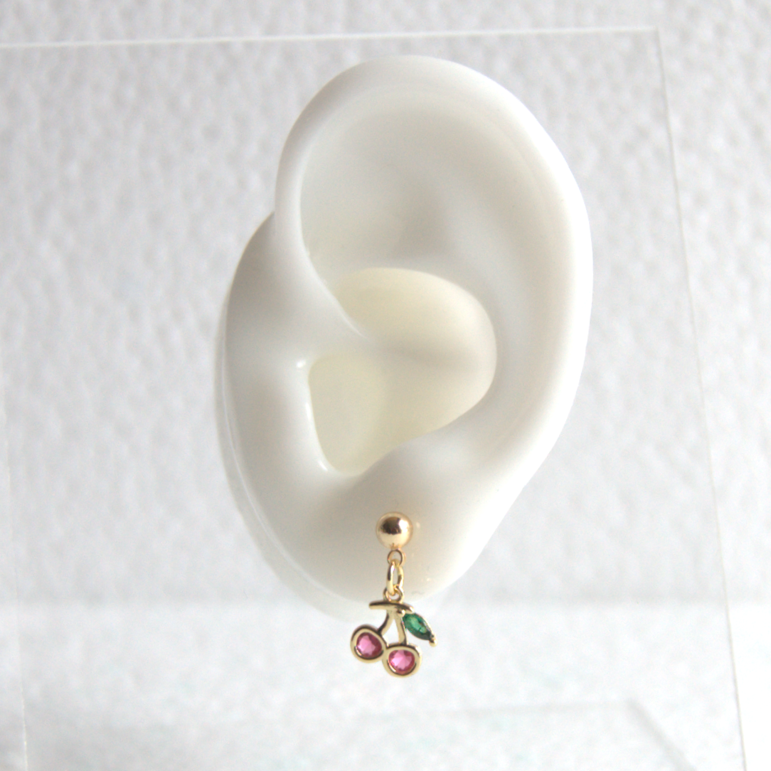 Pendientes Cerezas
