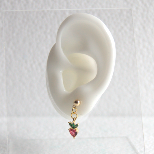Pendientes Fresa