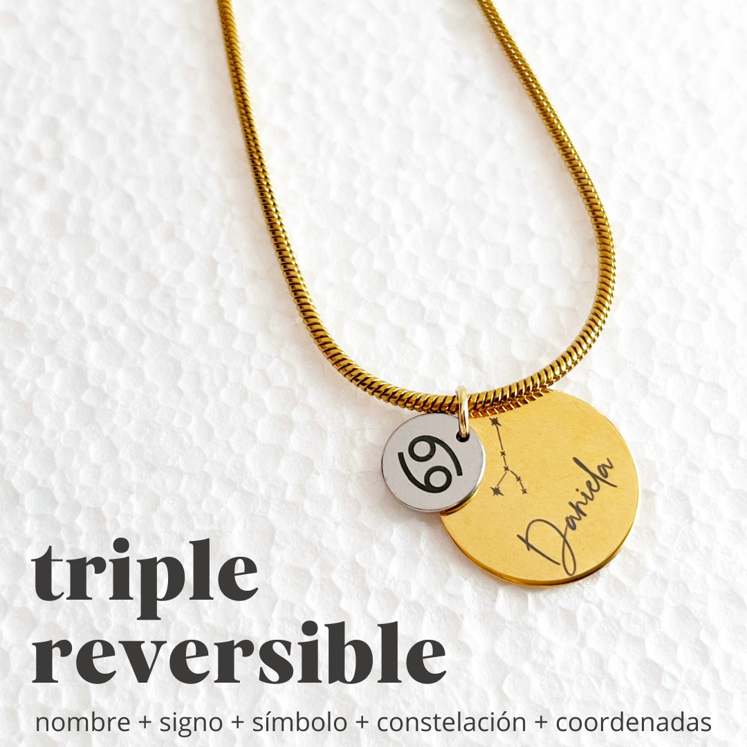 Collar Celestia triple reversible