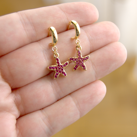 Pendientes Estrella de mar