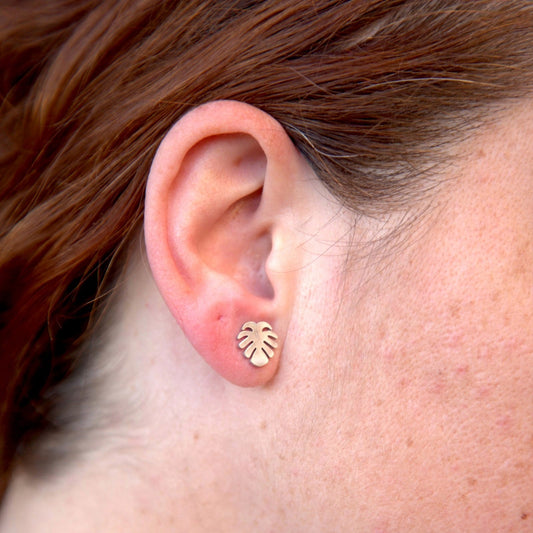 Set pendientes dots Monstera