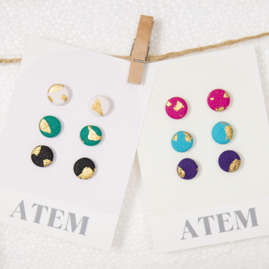 Set pendientes dots Gloria
